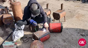Буржуйки для военных произведены в Темижбекской