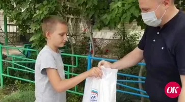 В День защиты детей малыши Кавказского района получили подарки от «Единой России»