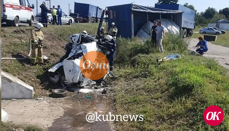 В аварии под Кропоткиным погибла женщина-водитель