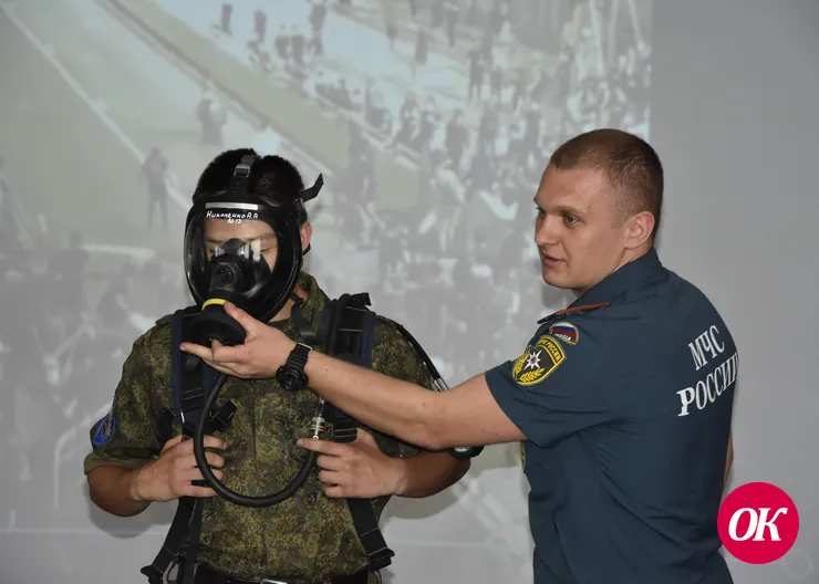 Пожарные Кавказского района подготовили кадетов к безопасным каникулам