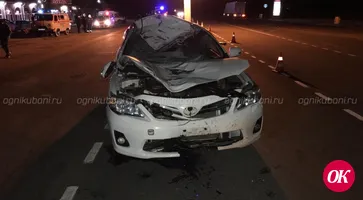 В Кропоткине в дорожной аварии погиб житель Московской области