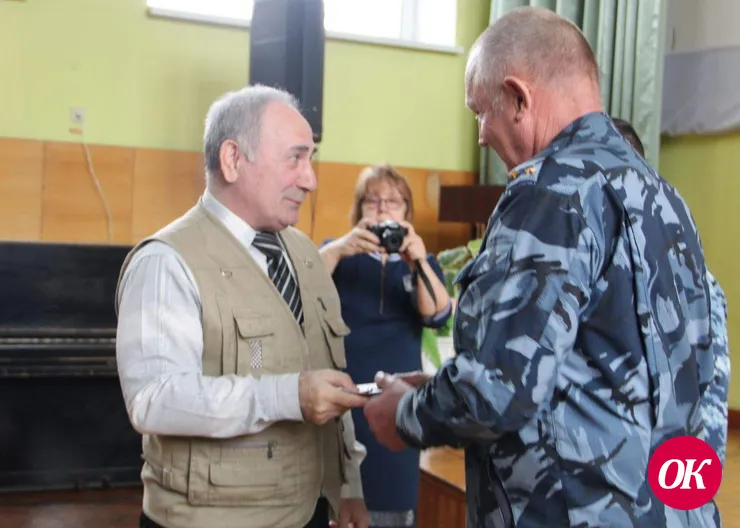 В Кропоткине наградили ветеранов ОВД