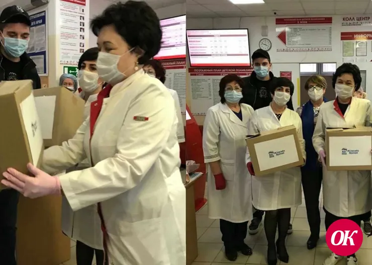 Молодой депутат Кавказского района Андрей Поленов приобрел для медицинских работников детской поликлиники Кропоткина защитные средства