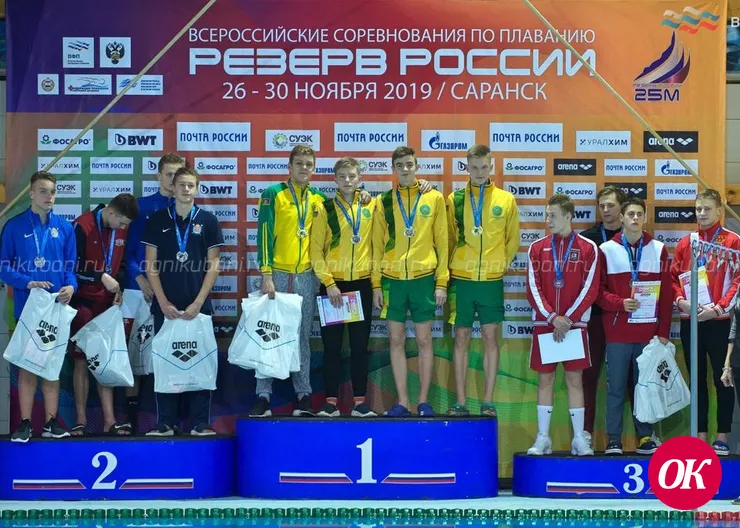 Пловцы из Кавказского района успешно выступили на Всероссийских соревнованиях по плаванию «Резерв России»
