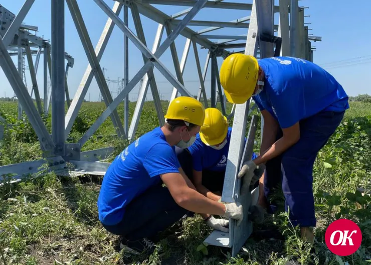 Стройотряды «Россети ФСК ЕЭС» работают на крупнейшем энергообъекте Кубани
