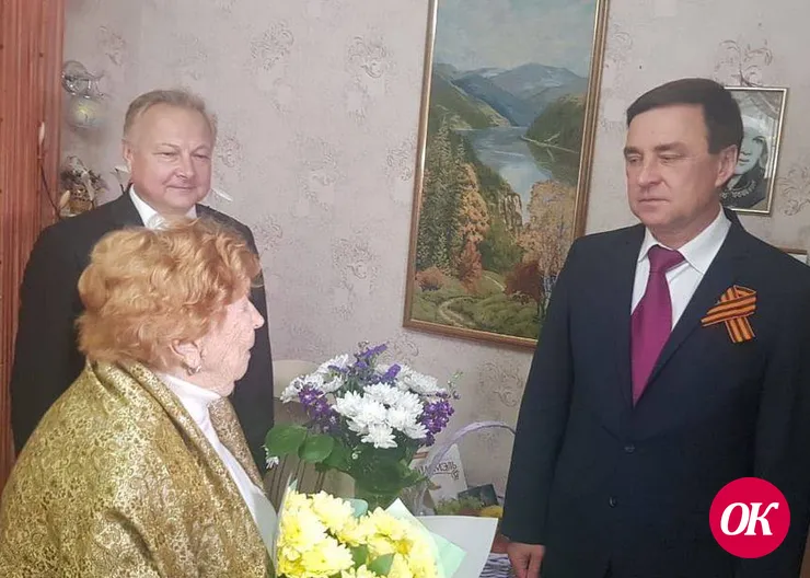 Глава Кавказского района Виталий Очкаласов поздравил ветеранов с Днем Победы