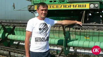 "Летучка" у комбайна