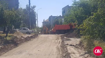 На улице Колхозной Кропоткина готовятся к укладке асфальта