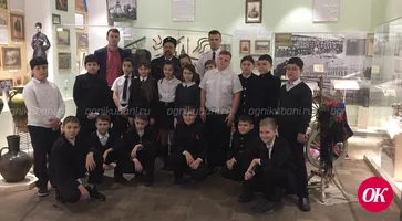 Выставку кропоткинского музея посетили школьники из станицы Тбилисской