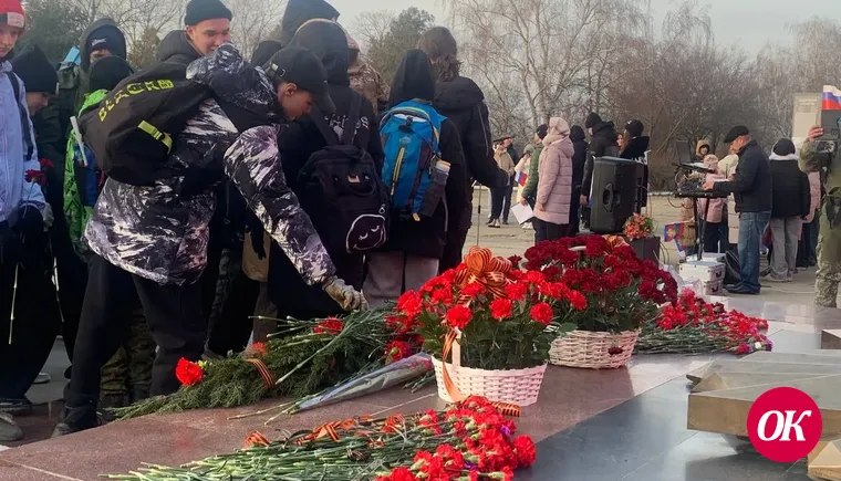 Школьники отправились в патриотический турпоход