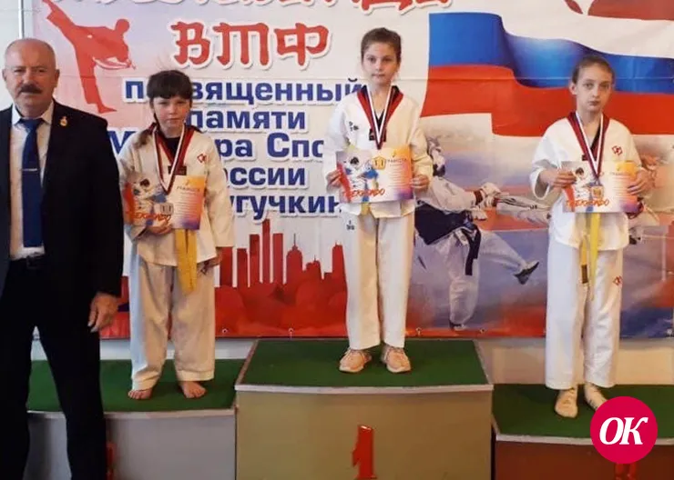 Кропоткинские тхэквондисты отличились на фестивале цветных поясов в Архангельской