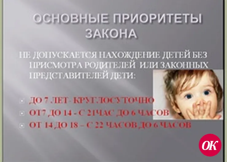 Требования «детского закона»