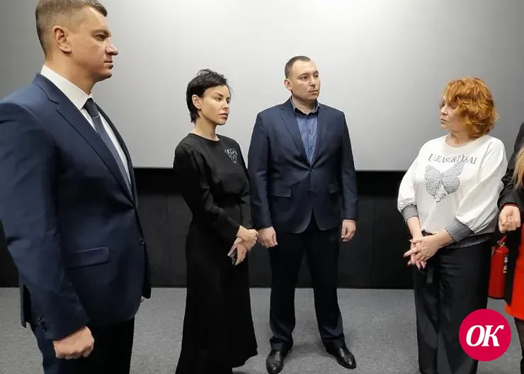 Татьяна Очкаласова и Сергей Болдин побывали в новом зале кинотеатра «Мир»