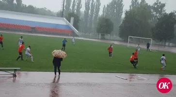 Несмотря на проливной дождь…