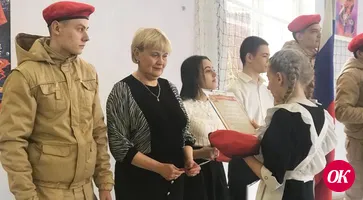 Ряды юнармейцев пополнились в школе №44