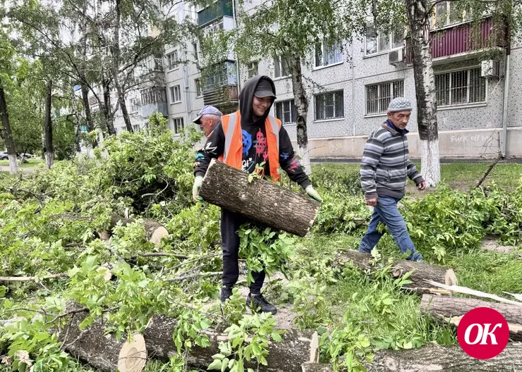 В Кавказском районе ликвидируют последствия урагана