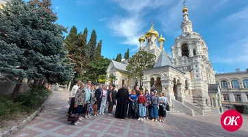 Группа паломников во главе с настоятелем Покровского храма г.Кропоткина игуменом Андреем побывала в Крыму