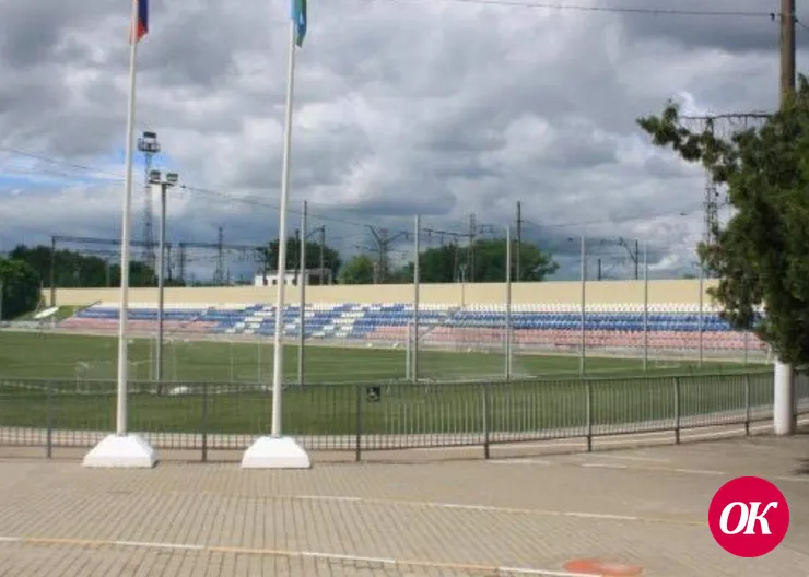 Стадион «Локомотив» на недельном перерыве