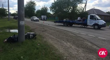 Мотосезон открыт: два гонщика попали в аварию