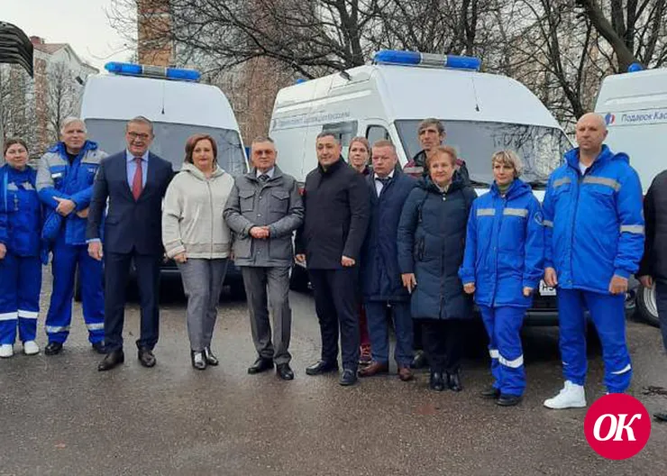 Станция скорой помощи Кавказского района получила новый автомобиль