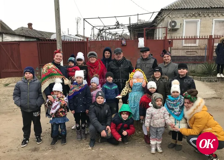 Жители улицы Бассейной города Кропоткина с размахом отпраздновали Масленицу