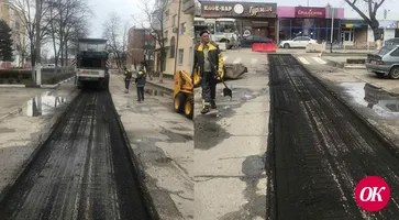 В Кропоткине приступили к запланированному ремонту дорог