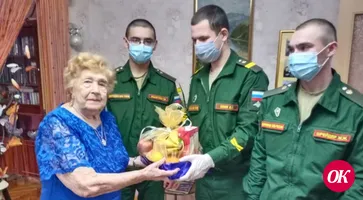 Участница Великой Отечественной войны Лидия Резниченко получила благодарность от Центрального Совета Союза ветеранов железнодорожных войск России
