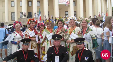 Родные напевы «Россиянки» на хоровых играх