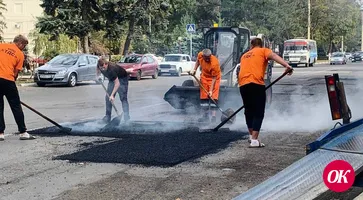 В Кропоткине приступили к ямочному ремонту дорог
