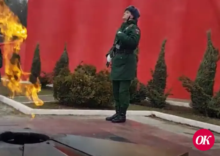 В Парке 30-летия Победы в честь 78 годовщины освобождения Кавказского района от немецко-фашистских захватчиков возложили цветы к Вечному огню