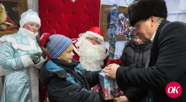 В Кавказском районе полицейские и общественники подарили детям настоящую зимнюю сказку
