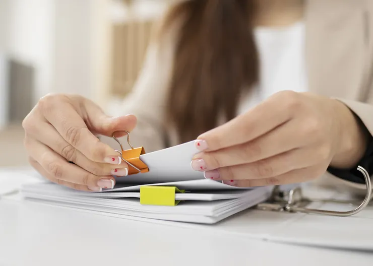 young-adult-organizing-documents