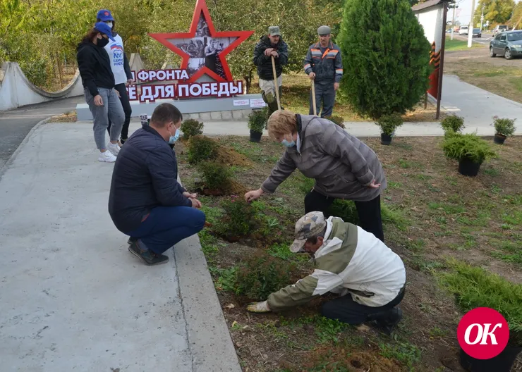 Станица Кавказская озеленяется