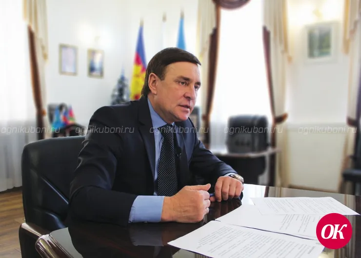 Виталий Очкаласов дал большое интервью журналистам Кавказского района