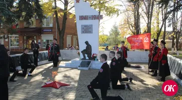 На мемориале воинам Великой Отечественной войны в хуторе Лосево теперь горит Вечный огонь
