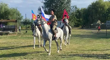 Для юных казачат открыли детский палаточный лагерь