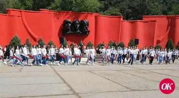День Победы в Кропоткине отметили красочной патриотической акцией и парадом