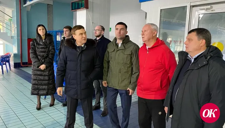 Министр физкультуры и спорта Кубани Серафим Тимченко посетил спортивные объекты Кропоткина
