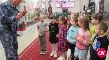 В Кавказском районе правоохранители и общественники организовали для дошкольников экскурсию в музей