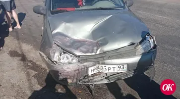 В станице Кавказской нетрезвый водитель стал виновником дорожной аварии, где пострадал ребенок