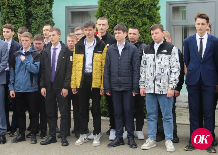 Студенты филиала Брюховецкого аграрного колледжа г.Кропоткина присоединились к «Движению первых»
