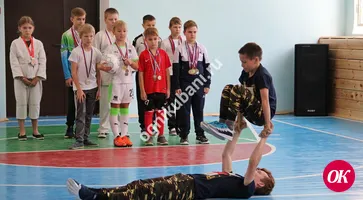 В общеобразовательной школе №43 станицы Казанской открыт капитально отремонтированный спортивный зал