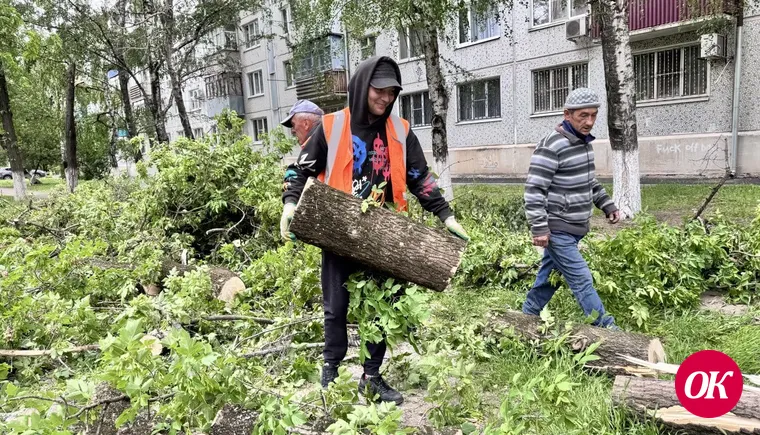 В Кавказском районе ликвидируют последствия урагана