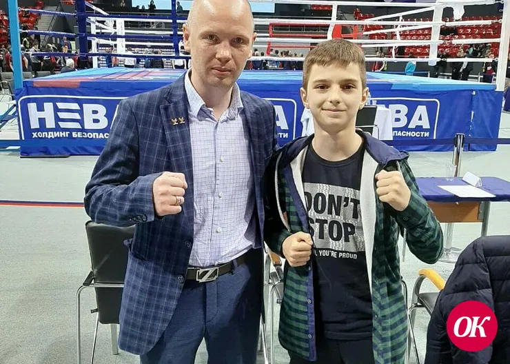 Юный боксер из станицы Кавказской Марк Затолокин с одного удара отправляет соперников в нокаут