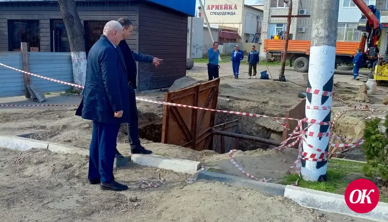 Почему на Красной шумит буровая машина?