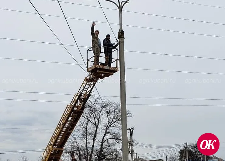В микрорайоне Кропоткина ночью станет светлее