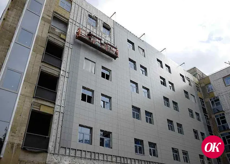 Лечебно-диагностический корпус детской краевой больницы готов на 50%