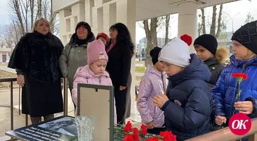 Погибшему бойцу СВО открыли памятную доску в родной школе №11 г.Кропоткина