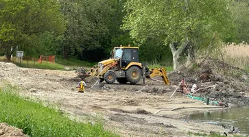 Прокурор Кавказского района проконтролировал ход благоустройства набережной в Кропоткине