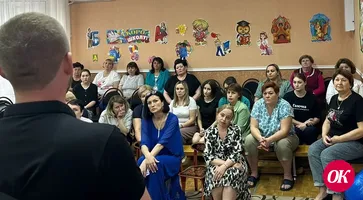 Полицейские пришли в трудовой коллектив детского сада с беседой о правилах кибербезопасности